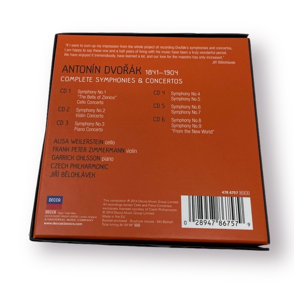 Dvorak: Complete Symphonies & Concertos (Audio CD) - Picture 2 of 5